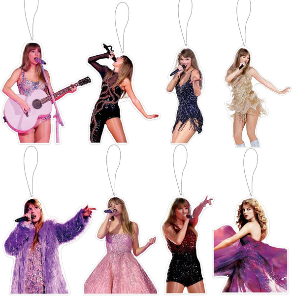 8 PCS Singer Taylor Swift 2024 Long Lasting Hanging Car Fresheners, Sc –  AnchovysDerby