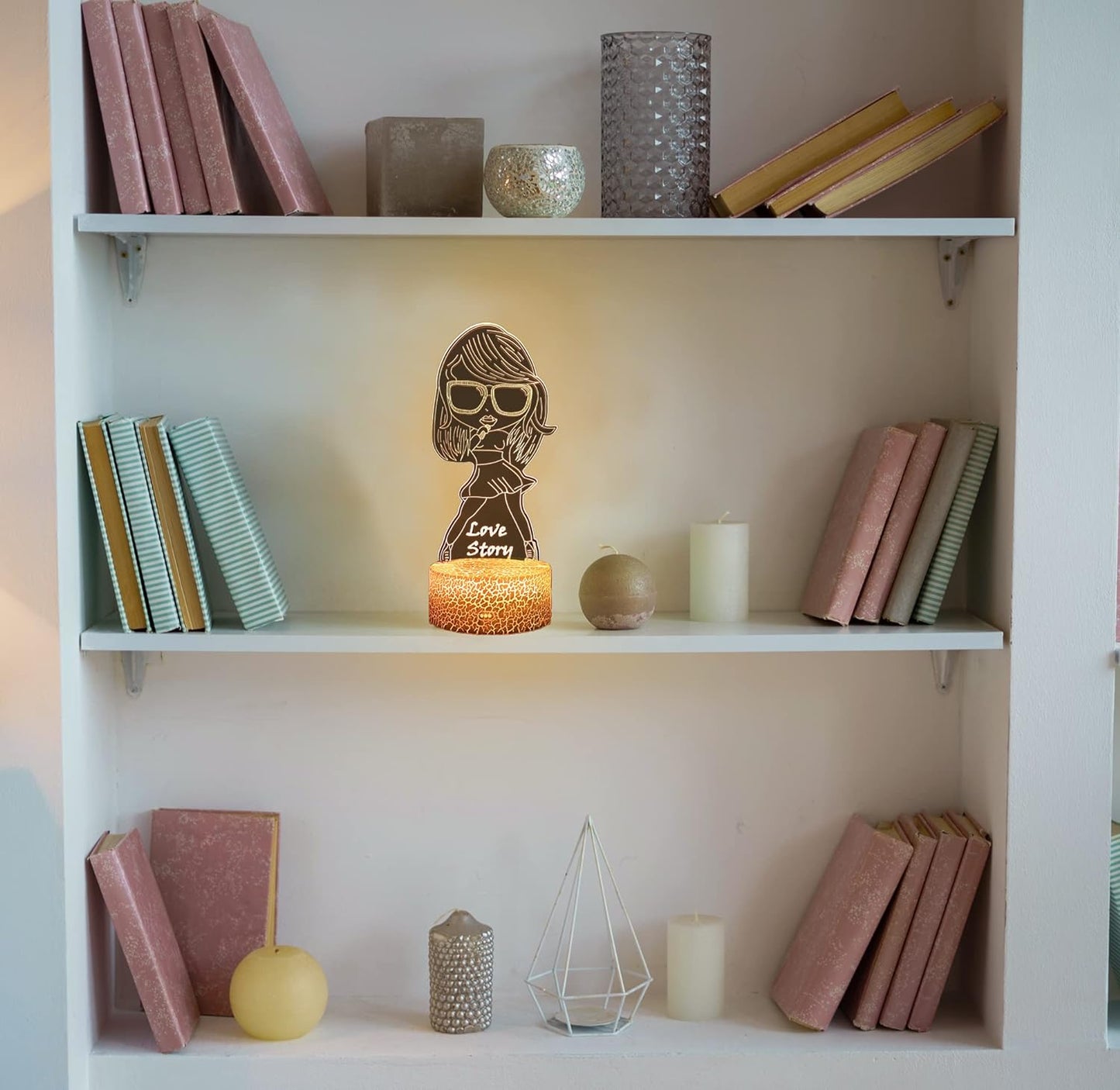 Taylor Swift Toys. Table Lamp for Music Party Supplies.Night Light with 16 Colors Change and Timing