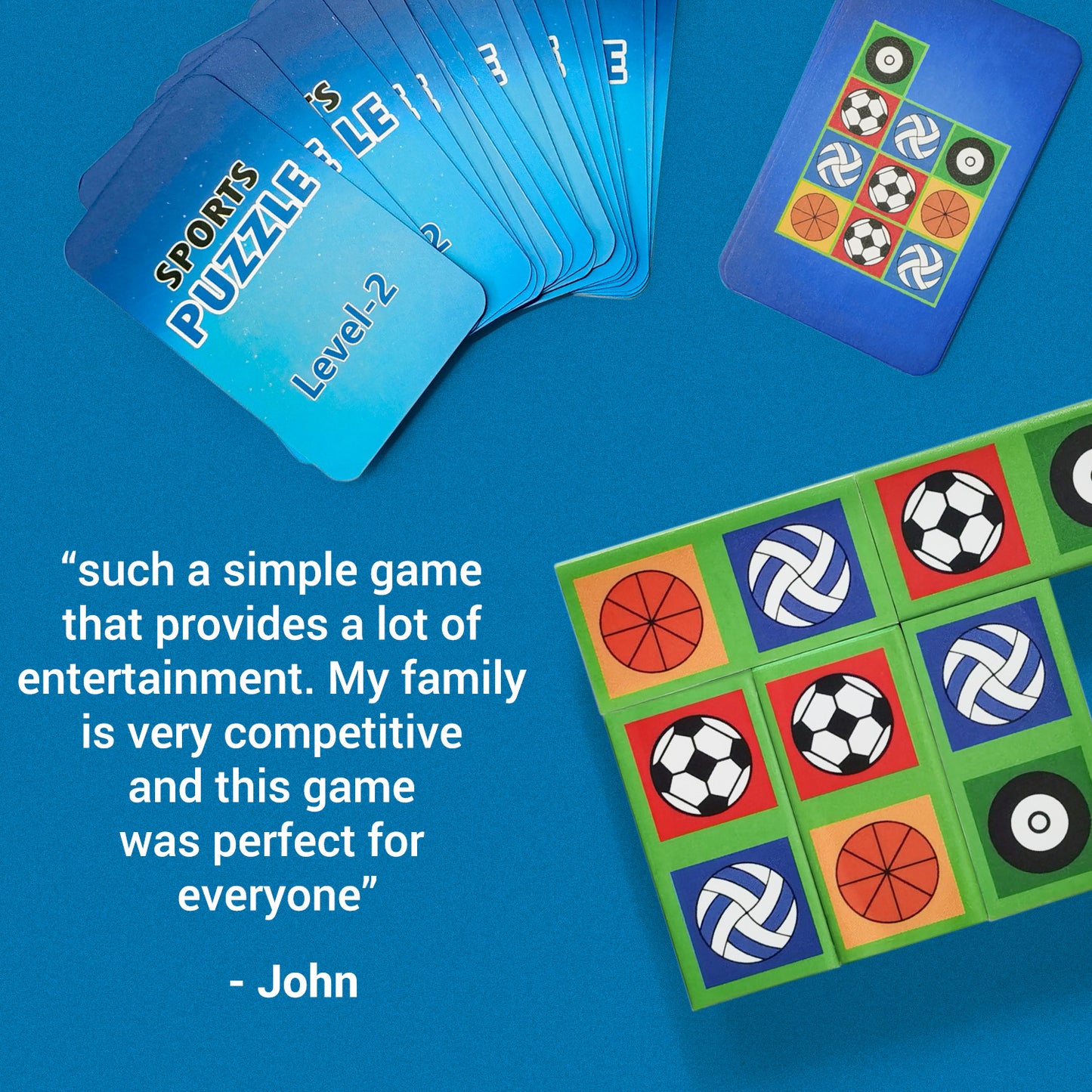 Match Board Game, Sports Block Puzzle Games Visual Recognition Matching Board Game, Fast Paced Balls Puzzle Game, Problem Solving Skills Developing Board Game Gifts for Adults and Family