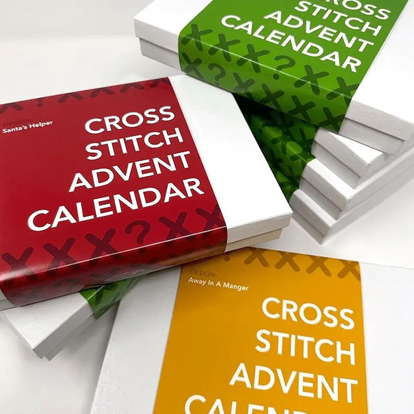 Christmas Cross Stitch Advent Calendar - Cross Stitch Advent Calendar 2024, Christmas Countdown Embroidery Kit, Christmas Advent Calendar Cross Stitch Patterns for Beginners and Craft Lovers