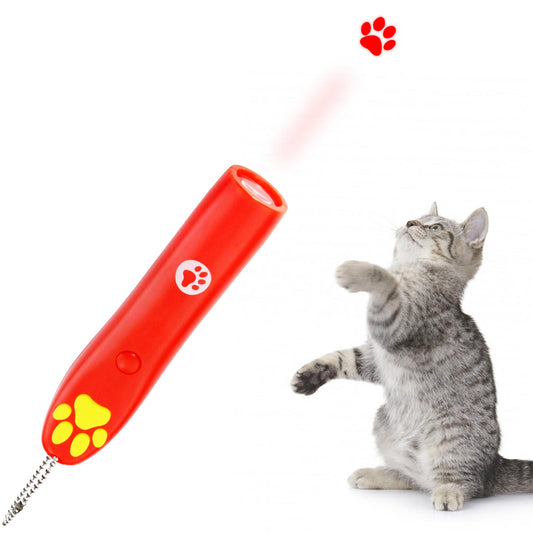 LED Cat Catch Red Paw Exercise Chaser Toy