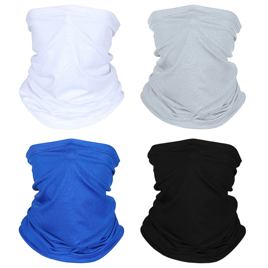4 Pcs Pure Color Magic Scarf