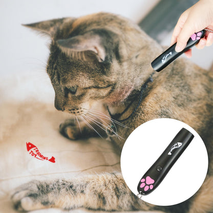 Black LED Cat Catch Interactive Toy (No Battery Include)