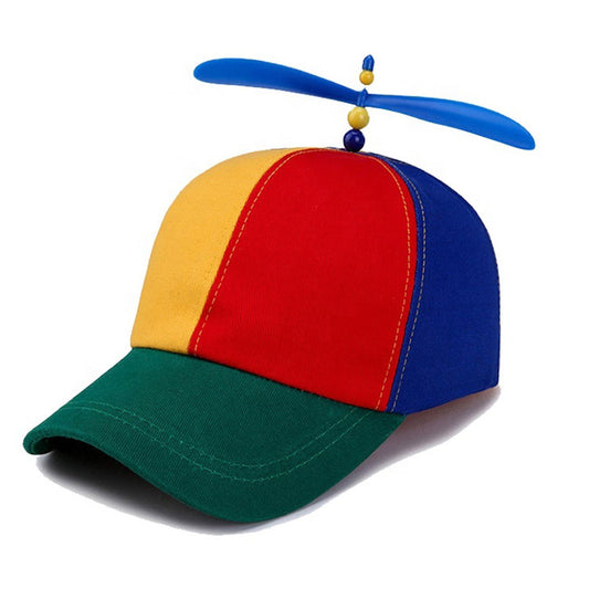 Spring and Summer Multi Color Bamboo Dragonfly Hat