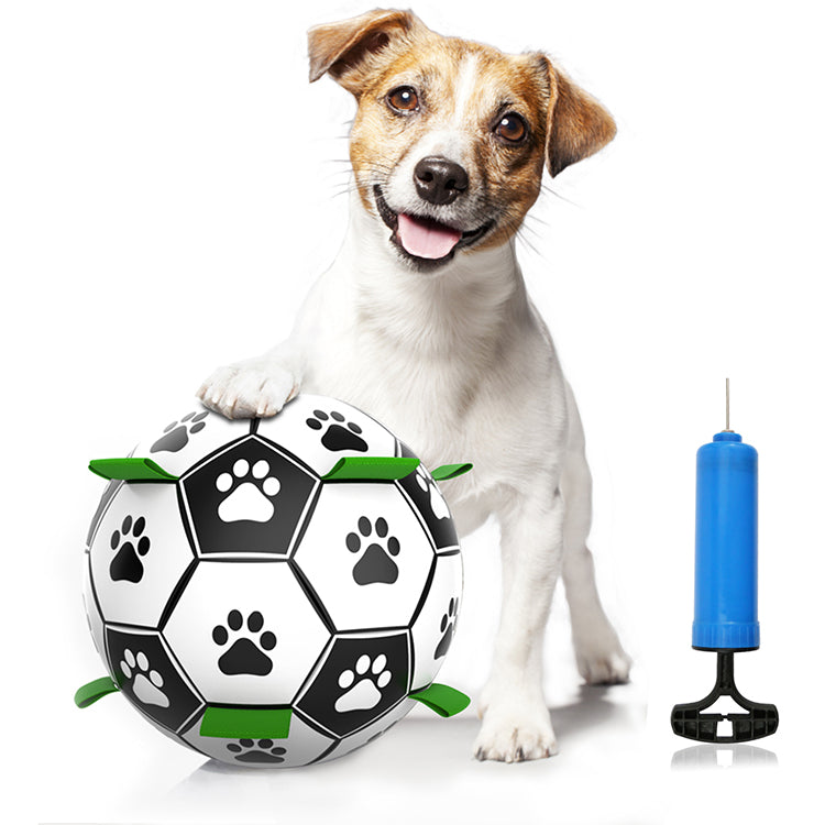 Interactive Tug of War Dog Soccer Ball Toy