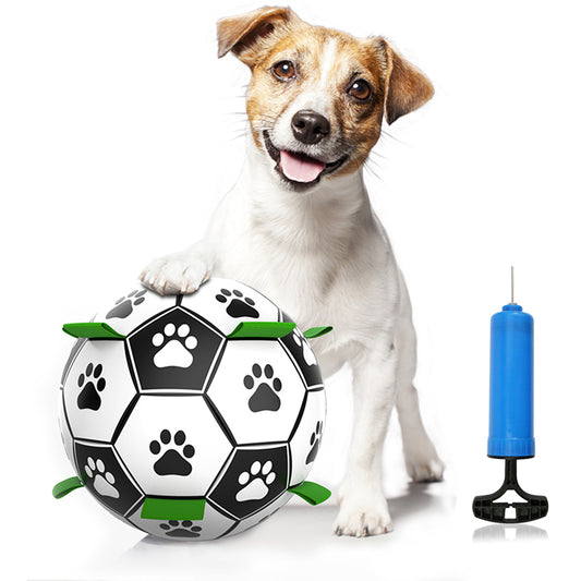 Interactive Tug of War Dog Soccer Ball Toy