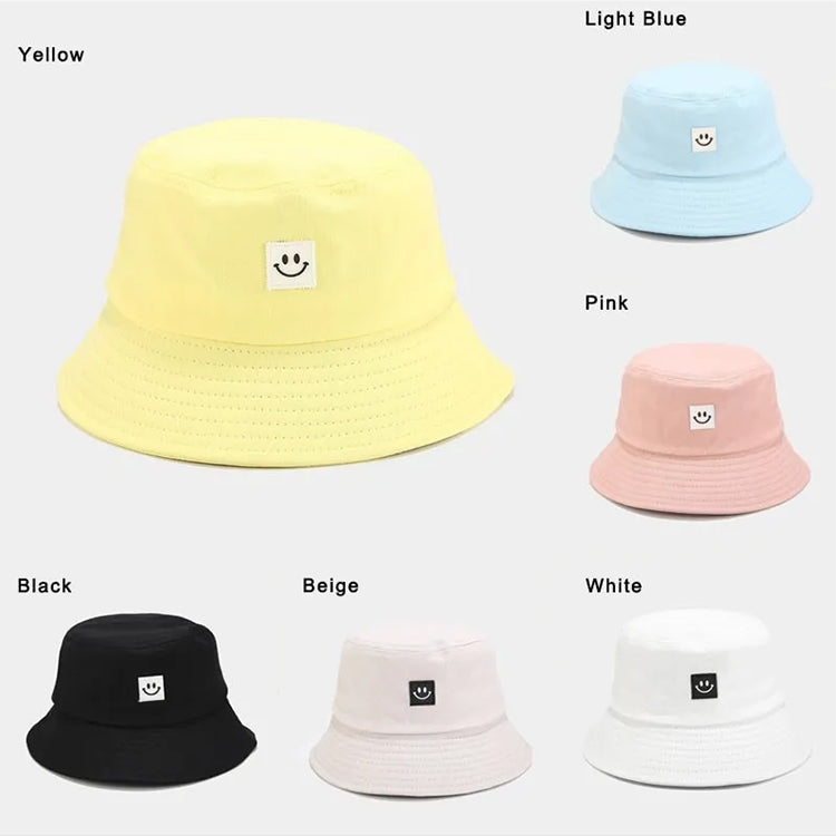 Smiley Face Sunbonnet Bucket Fisherman Hat
