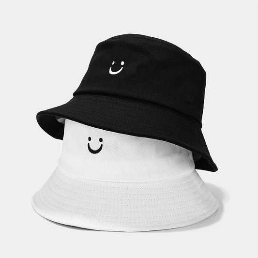 Smiley Face Sunbonnet Bucket Fisherman Hat