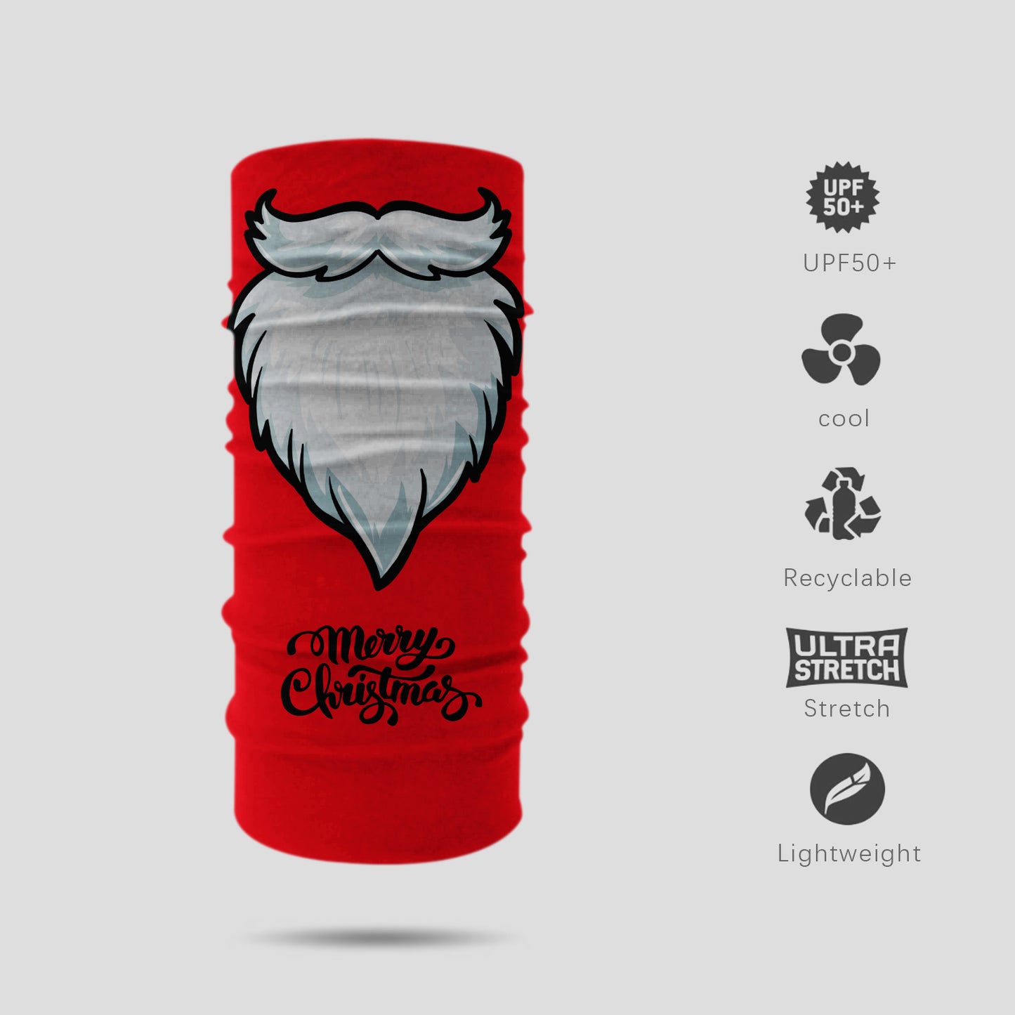 Happy New Year Santa Claus Bandana
