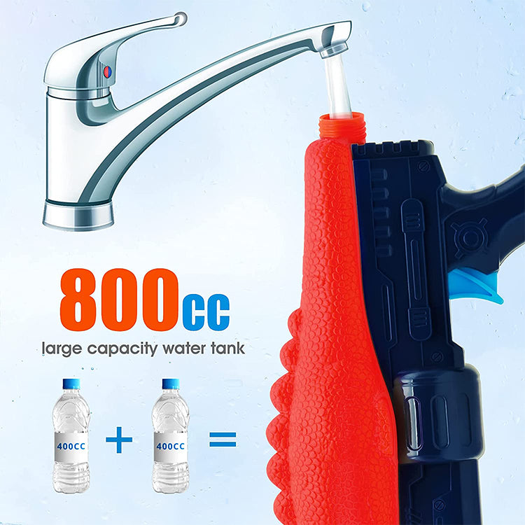 Crocodile + Dinosaur 2 Pack Water Blaster Soaker Squirt Guns