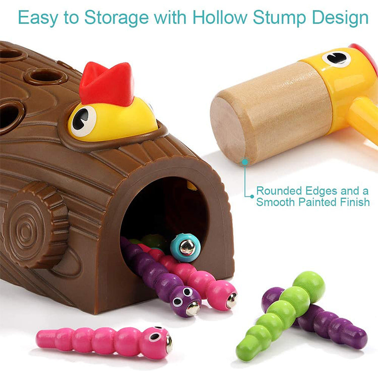 Hungry Woodpecker Montessori Toys