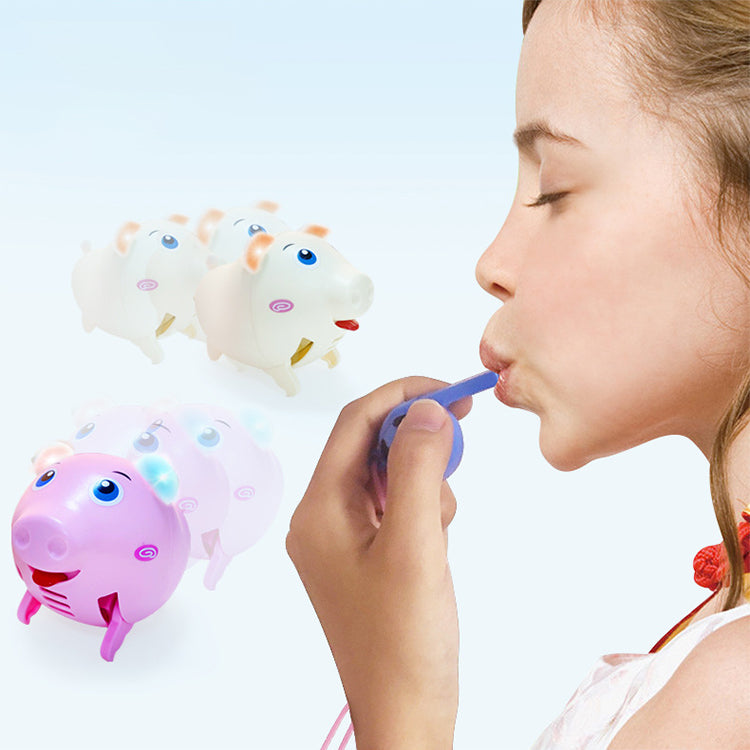 Whistle Sound Electric Running Pig Pet Toy