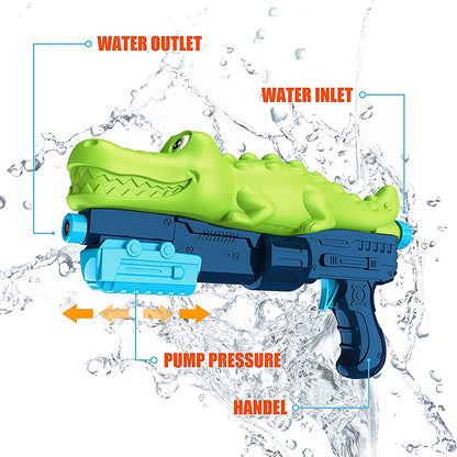 Crocodile + Dinosaur 2 Pack Water Blaster Soaker Squirt Guns