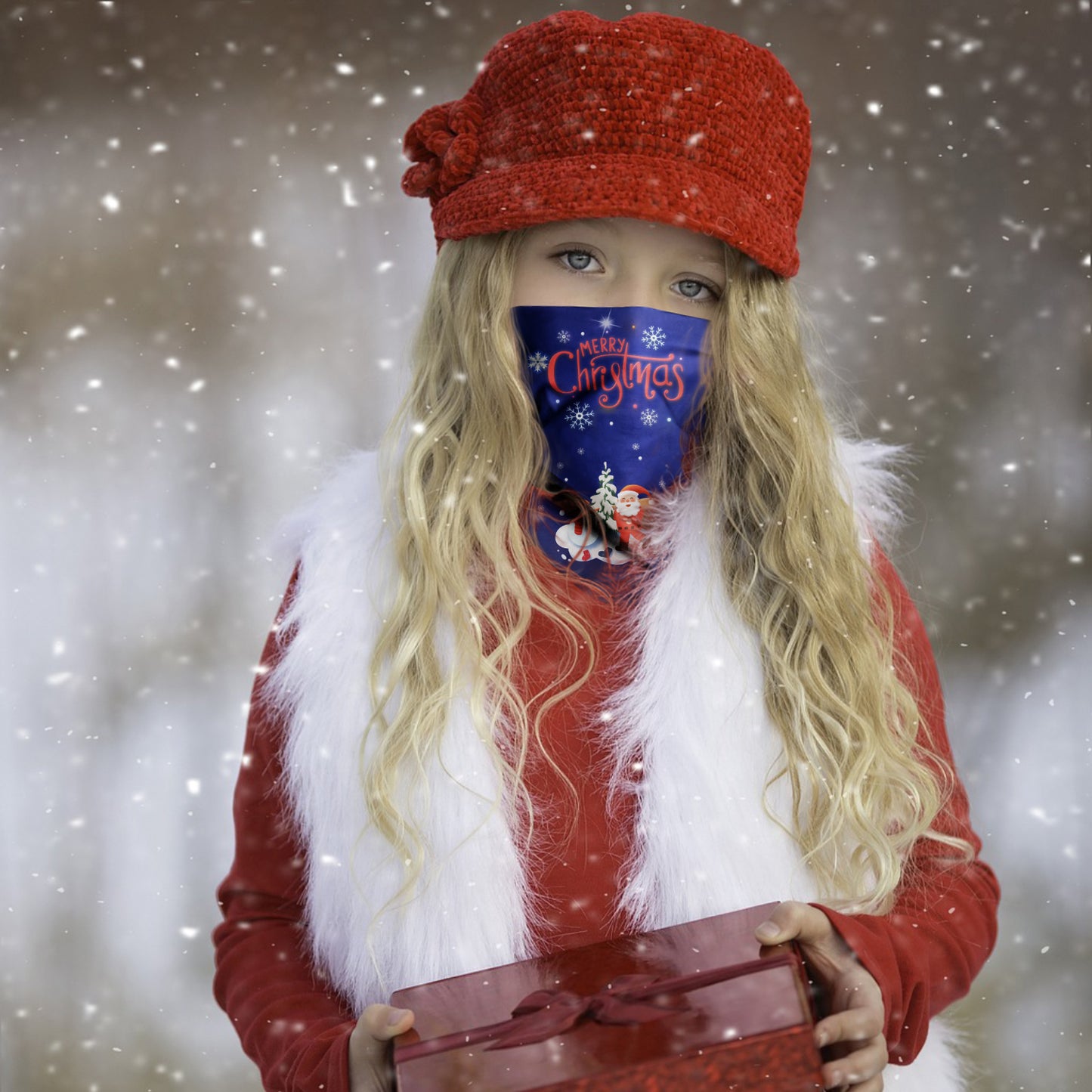 Winter Snowflake Balaclava Neck Gaiter