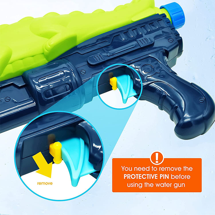 Crocodile + Dinosaur 2 Pack Water Blaster Soaker Squirt Guns