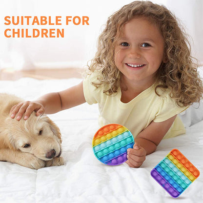 2 Pcs Sensory Push Pop It Fidget Toys