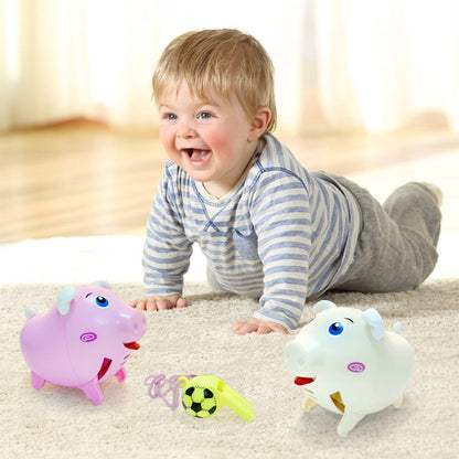 Whistle Sound Electric Running Pig Pet Toy