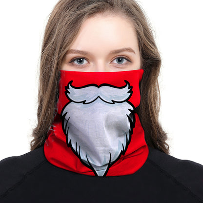 Happy New Year Santa Claus Bandana