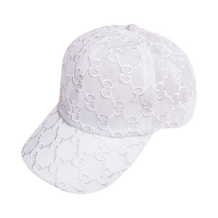 Womens Summer Ponytail High Buns Mesh Pony Caps