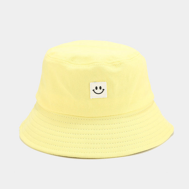 Smiley Face Sunbonnet Bucket Fisherman Hat